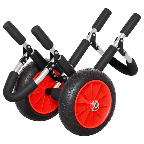 Stand-Up Paddleboard Dolly, Aluminum Surfboard Cart, Foldable for SUPs, Canoe