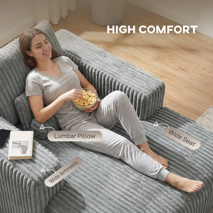 Sofa Bed, Sleeper Chair Bed, Single, Grey Single Sofas at Gallery Canada