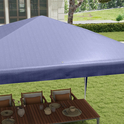 10x10ft Portable Party Tent, Folding Garden Canopy, Dark Blue Canopy Tents at Gallery Canada