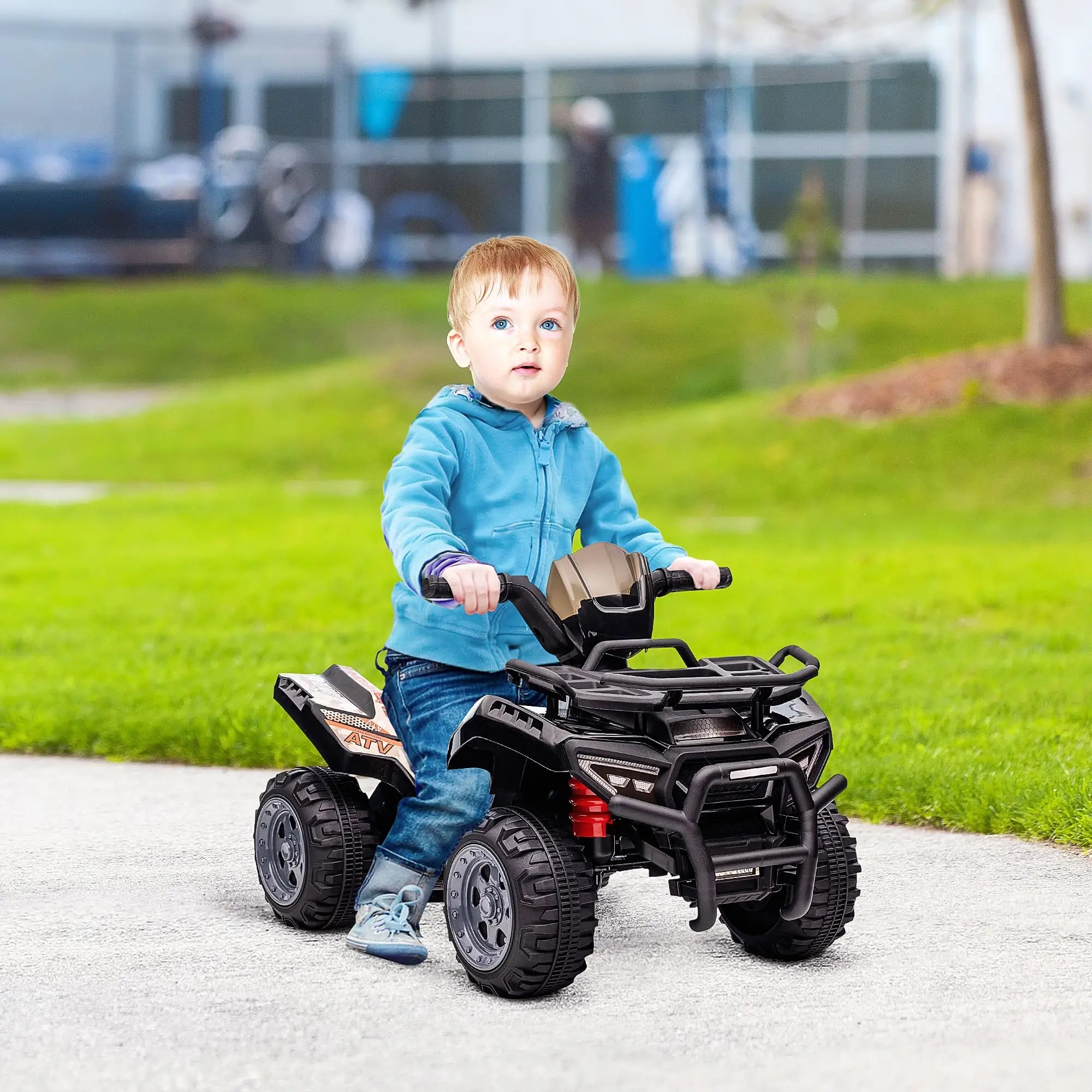 Kids Ride-On ATV Quad Bike, 6V Battery Powered, 18-36 Months, Black Electric Toy Cars at Gallery Canada