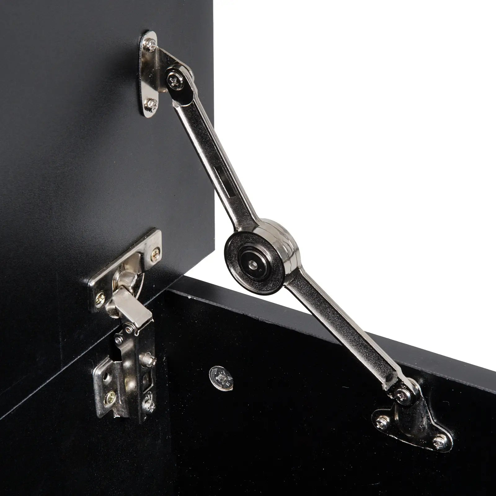 39.5" Storage Chest, 2 Safety Hinges, Flip-Top Lid, Black Storage Cabinets at Gallery Canada