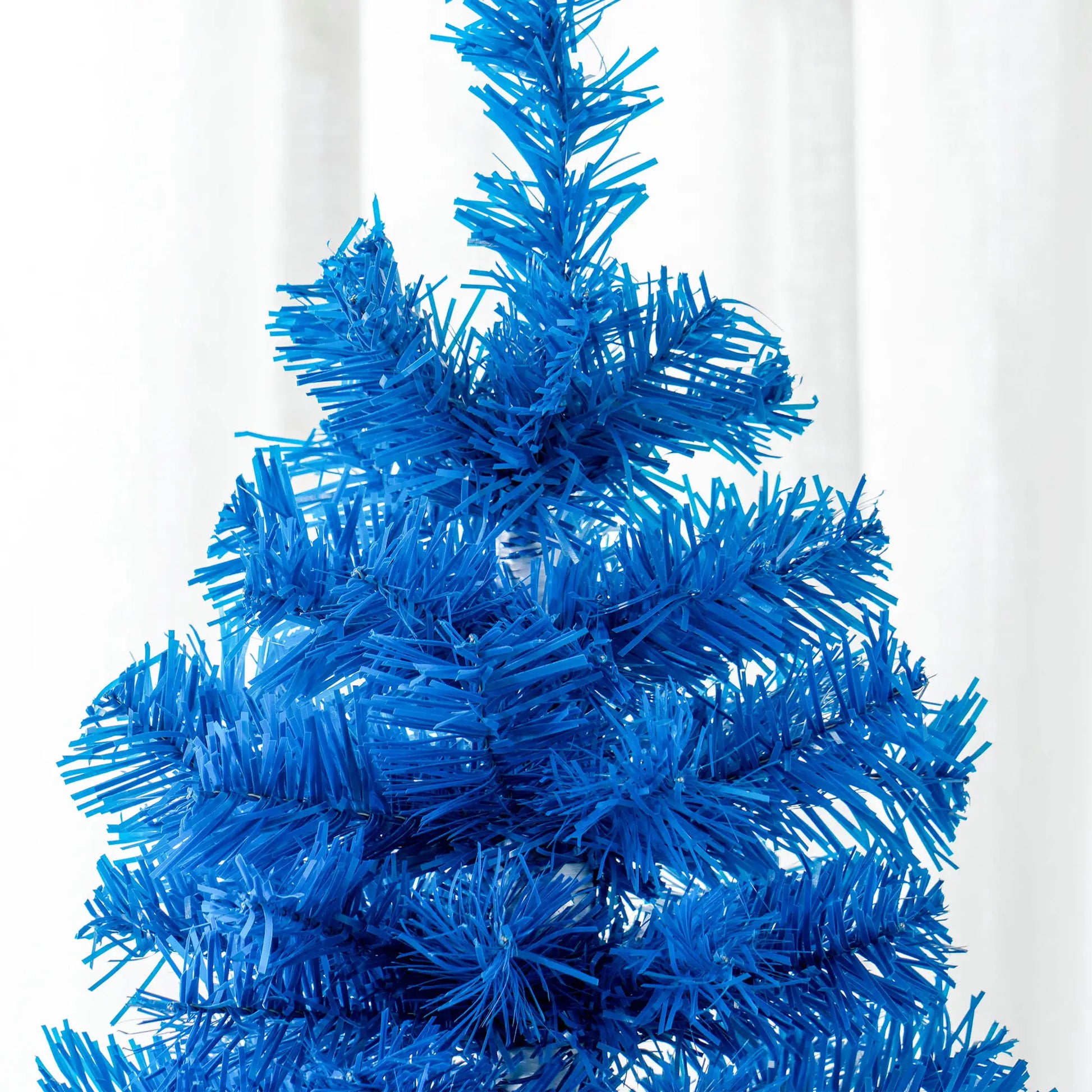 6FT Pencil Christmas Tree, Artificial, Automatic Open, Blue Pencil Christmas Trees at Gallery Canada