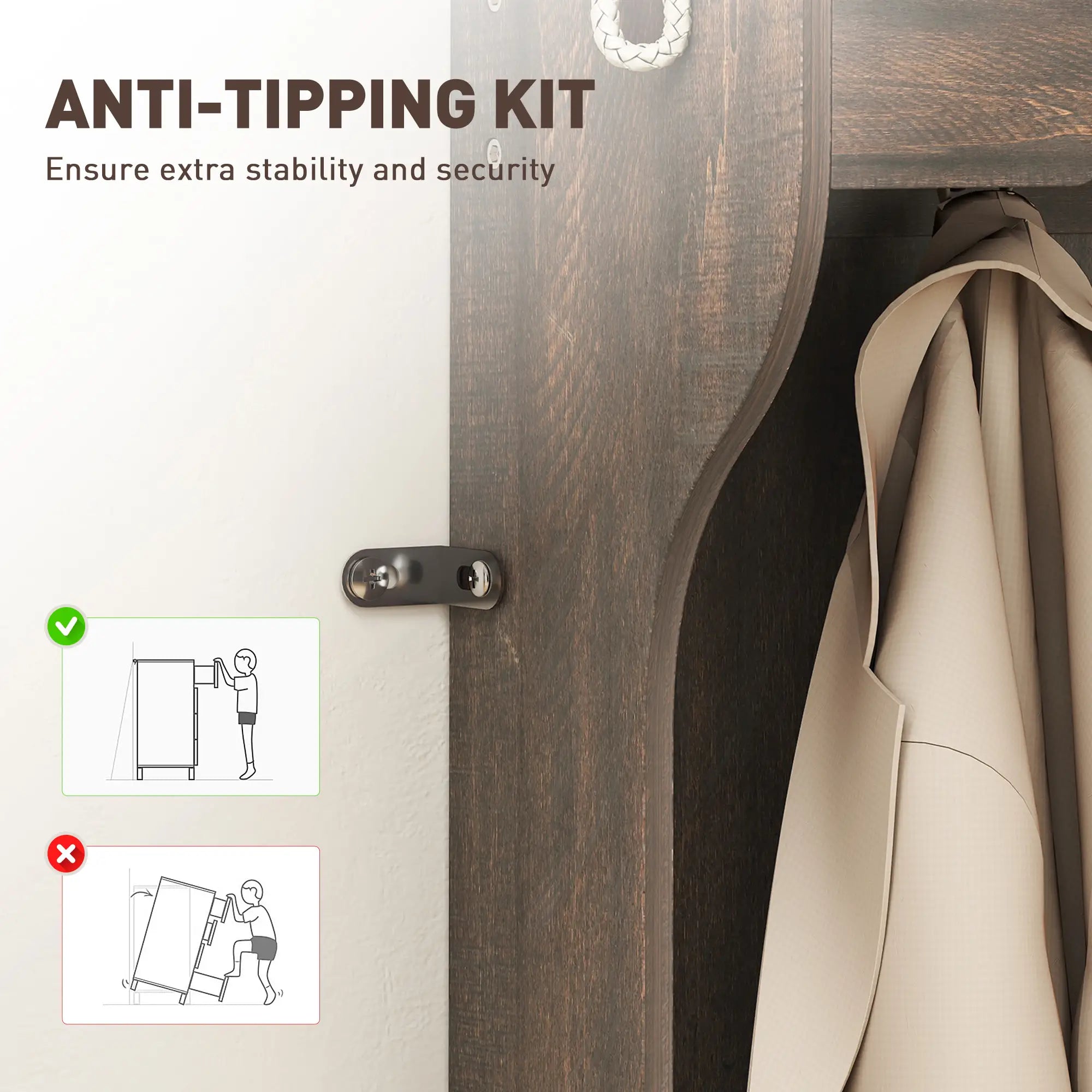 4-In-1 Hall Tree with Bench, Shoe Storage, 12 Cubbies, 6 Hooks, Dark Brown Clothing Storage at Gallery Canada