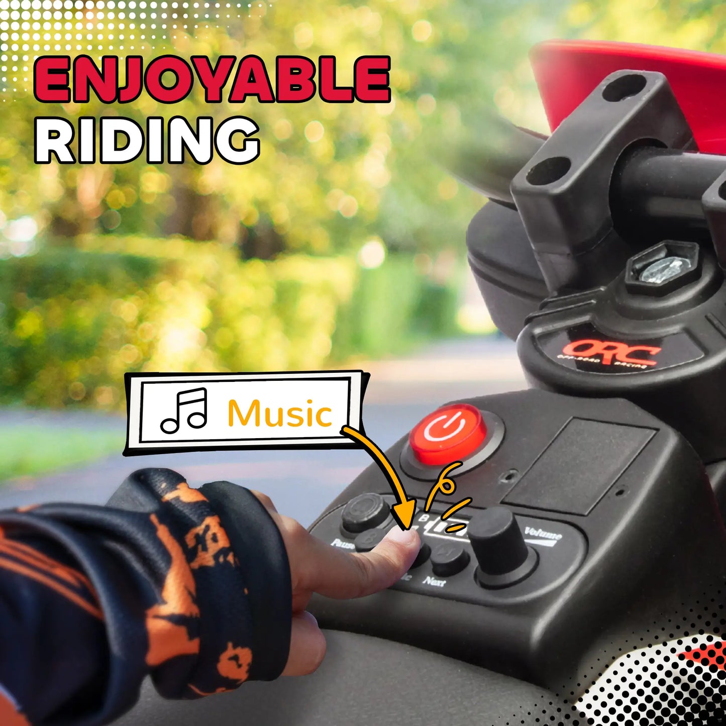 12V Kids Dirt Bike, Electric Motorcycle, Red Electric Motorcycles at Gallery Canada