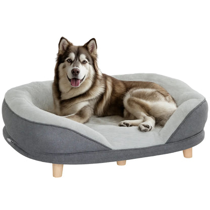 Pet Sofa Bed for Large Dogs, Removable Washable Cover, Anti-Slip Pads, Grey Dog Sofas at Gallery Canada
