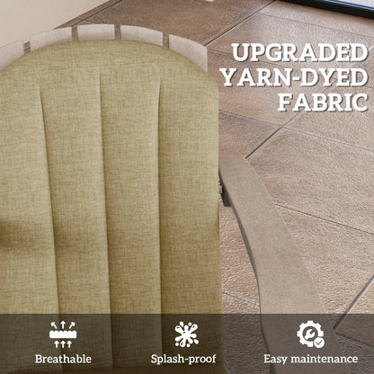 Patio Chair Cushions Set, High Back Adirondack, High-Density Foam, Beige Patio Chair Cushions at Gallery Canada