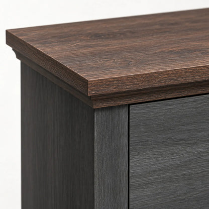 30" Farmhouse Sideboard, Black Buffet Cabinet, Barn Doors, Drawer, Black Storage Cabinets at Gallery Canada