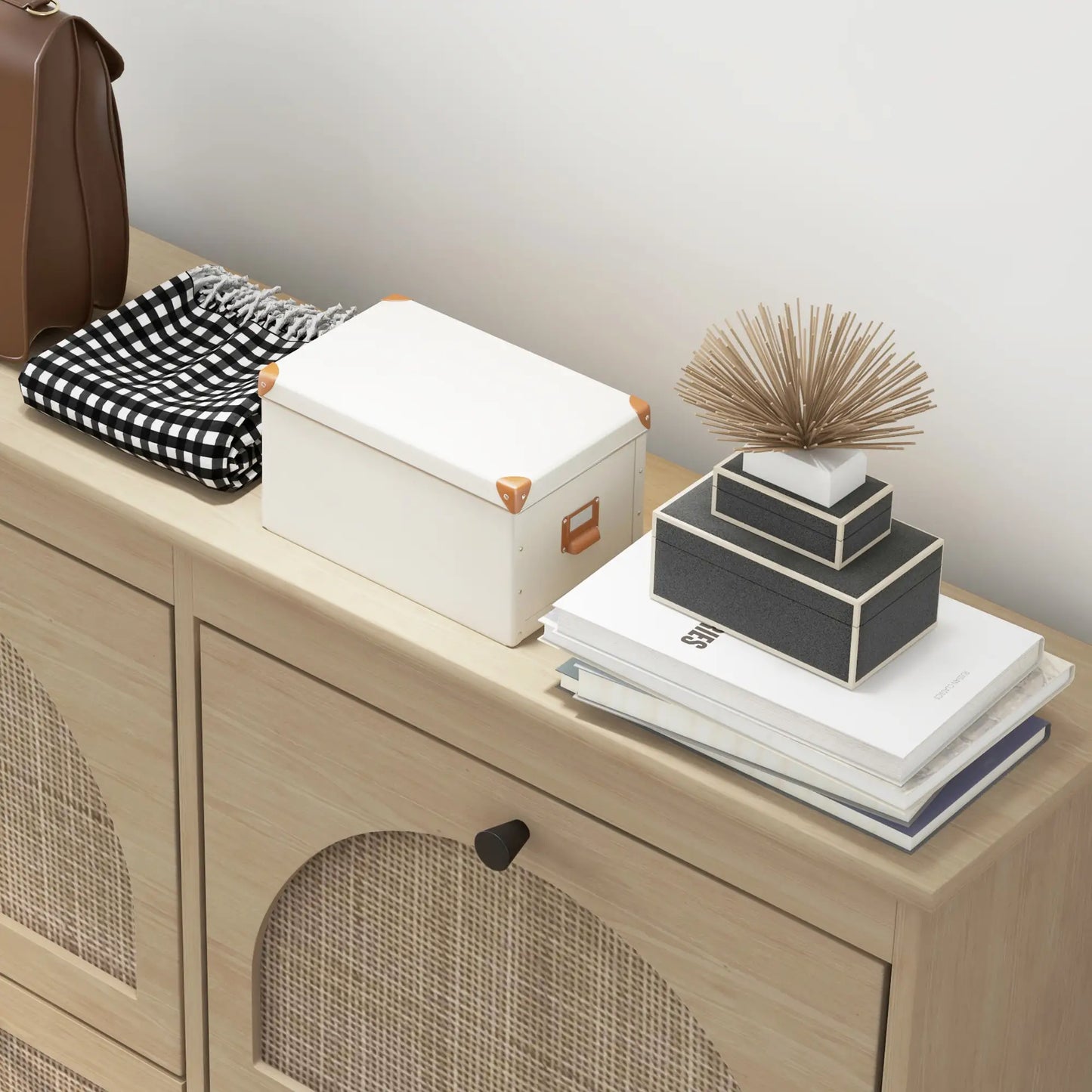 Shoe Cabinet, 4 Flip Drawers, Adjustable Shelves, Holds 20 Pairs, Oak Shoe Storage Cabinets & Racks at Gallery Canada