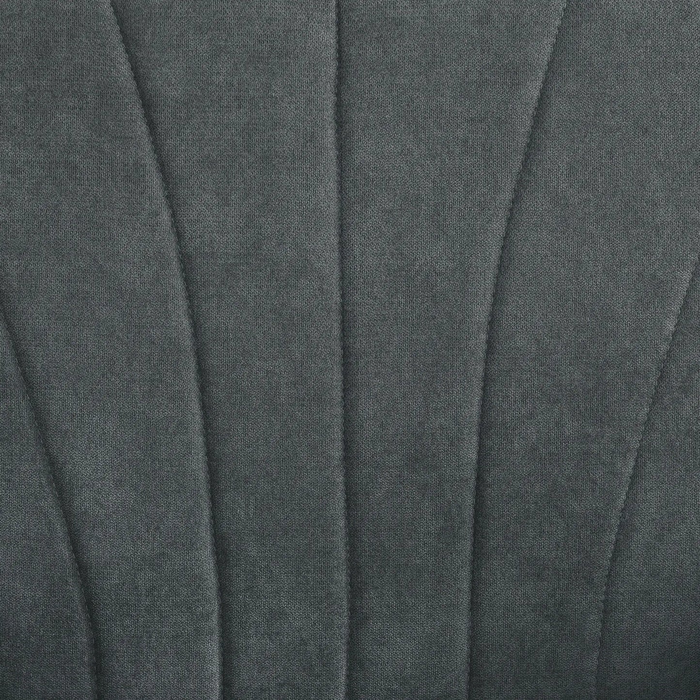 Modern Fabric Armchair, Wood Legs, Living Room, Bedroom, Dark Grey Accent Chairs at Gallery Canada