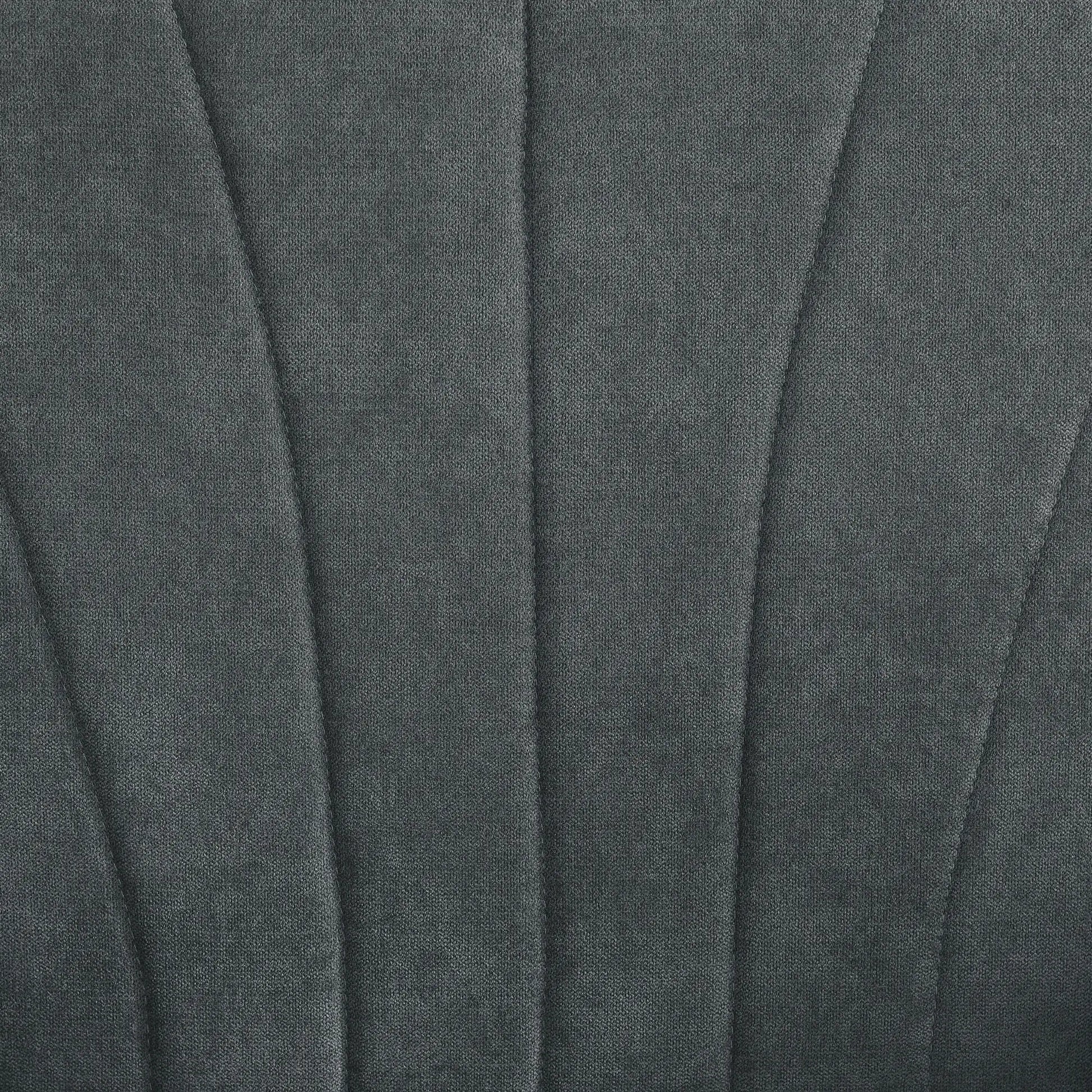 Modern Fabric Armchair, Wood Legs, Living Room, Bedroom, Dark Grey Accent Chairs at Gallery Canada