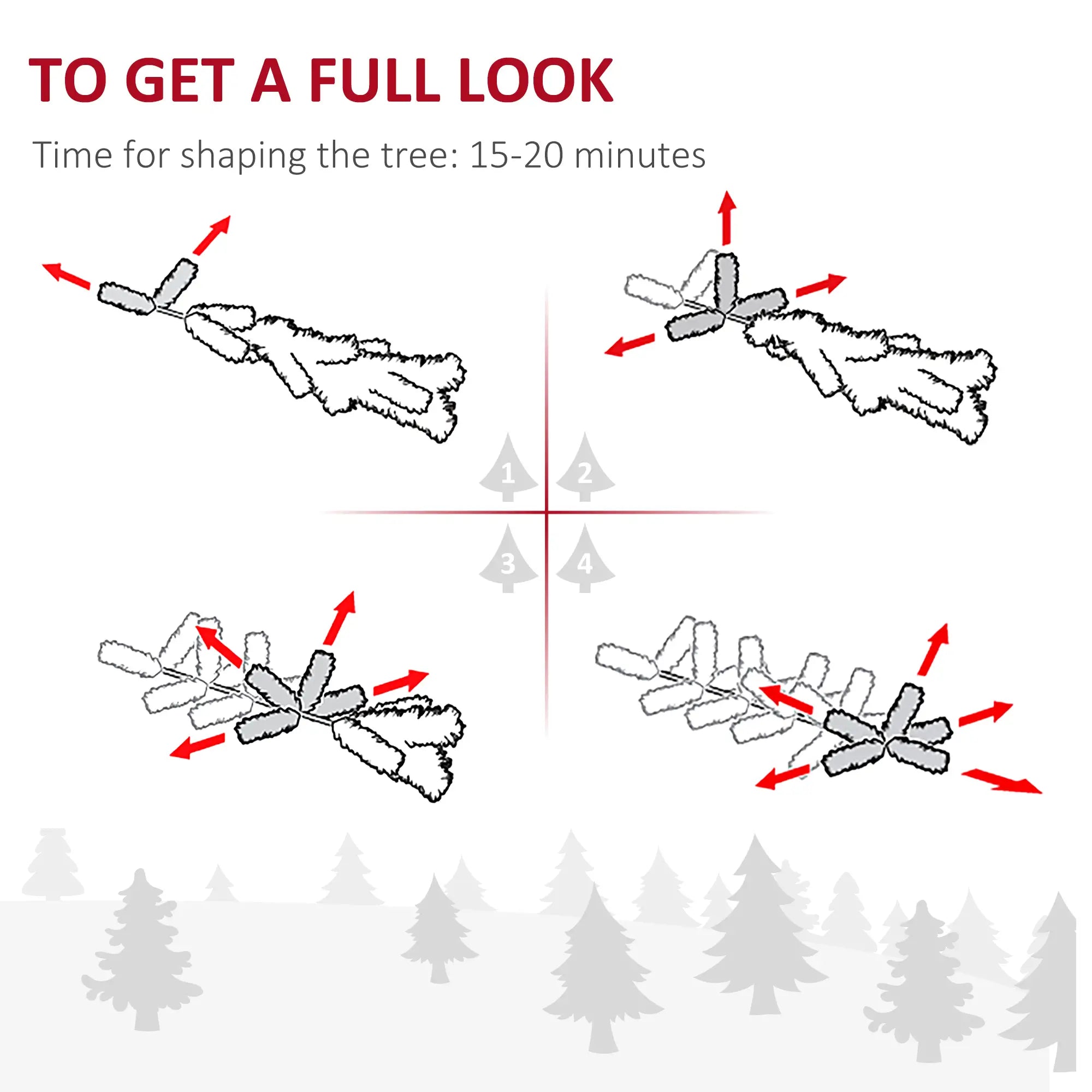 9ft Flocked Pencil Christmas Tree, Realistic Branch Tips, Green Pencil Christmas Trees at Gallery Canada