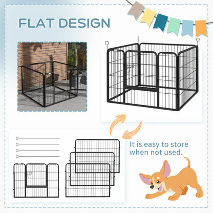 Metal Pet Playpen with Gate, Indoor Outdoor, Small Animal Houses, Kennels & Pens at Gallery Canada
