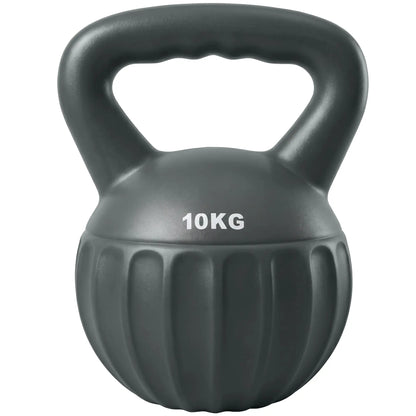 22 lbs Kettlebell, Non-Slip Handle For Home Gym, Grey Strength Training Equipment at Gallery Canada