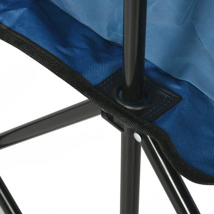 6 Seat Folding Camping Chair, Cup Holder, Carrying Case, Blue Picnic Tables & Camping Chairs at Gallery Canada