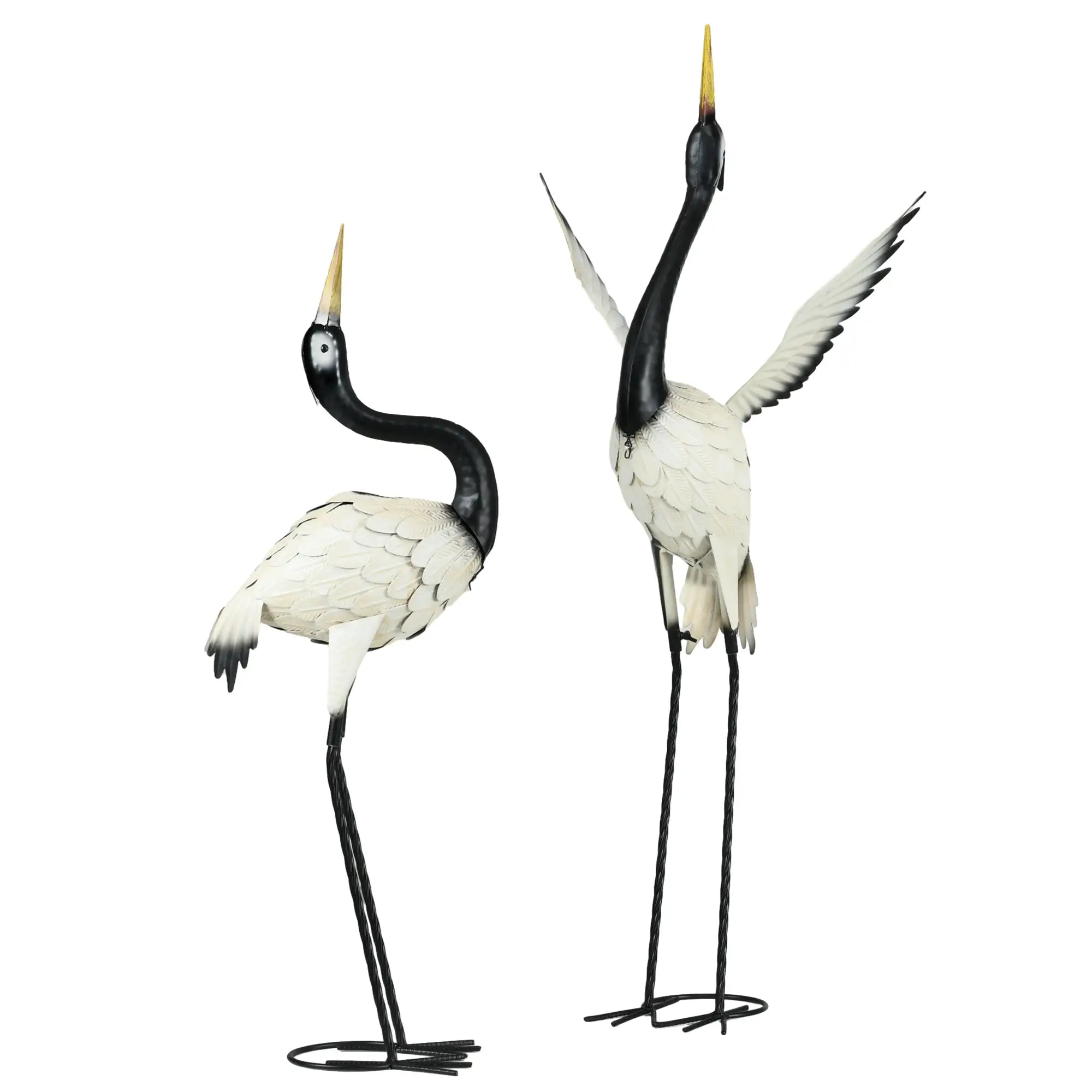 Garden Heron Statues Set of 2, 35.4
