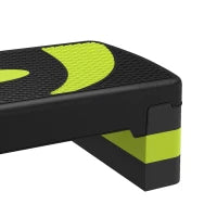 Adjustable Aerobic Stepper, Exercise Step Platform, 4"-6"-8", Green