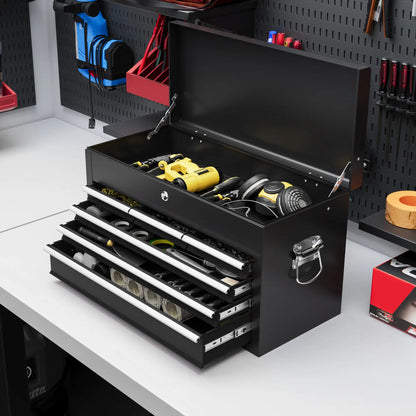 6 Drawer 24" Portable Tool Box, Ball Bearing Slides, Metal Tool Chest Tool Organizers at Gallery Canada