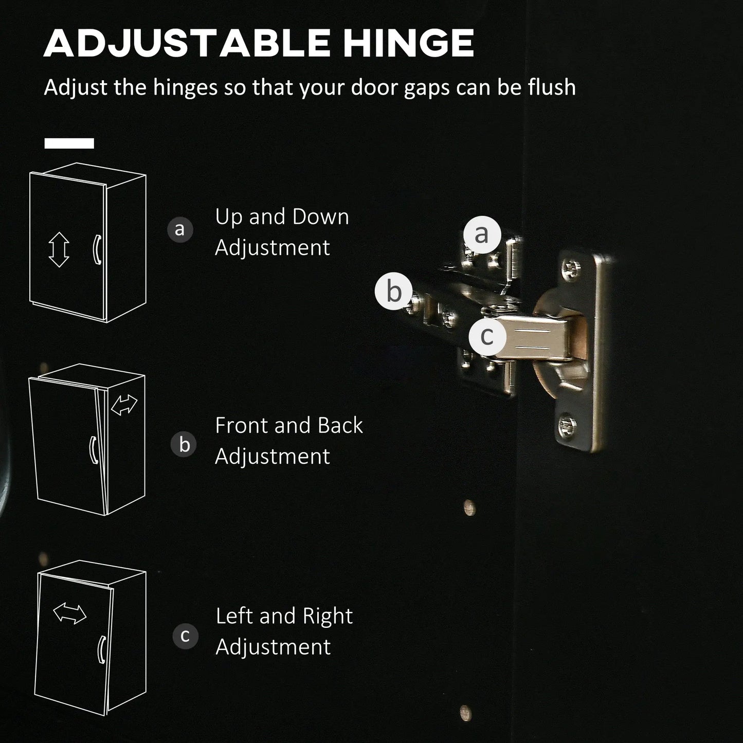 72" Kitchen Pantry Cabinet, 4 Doors, 3 Adjustable Shelves, Black Kitchen Pantry Cabinets at Gallery Canada