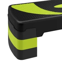 Adjustable Aerobic Stepper, Exercise Step Platform, 4"-6"-8", Green