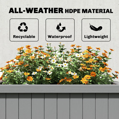 Raised Garden Bed With Legs, HDPE Planter With Drainage Holes Elevated Garden Beds at Gallery Canada