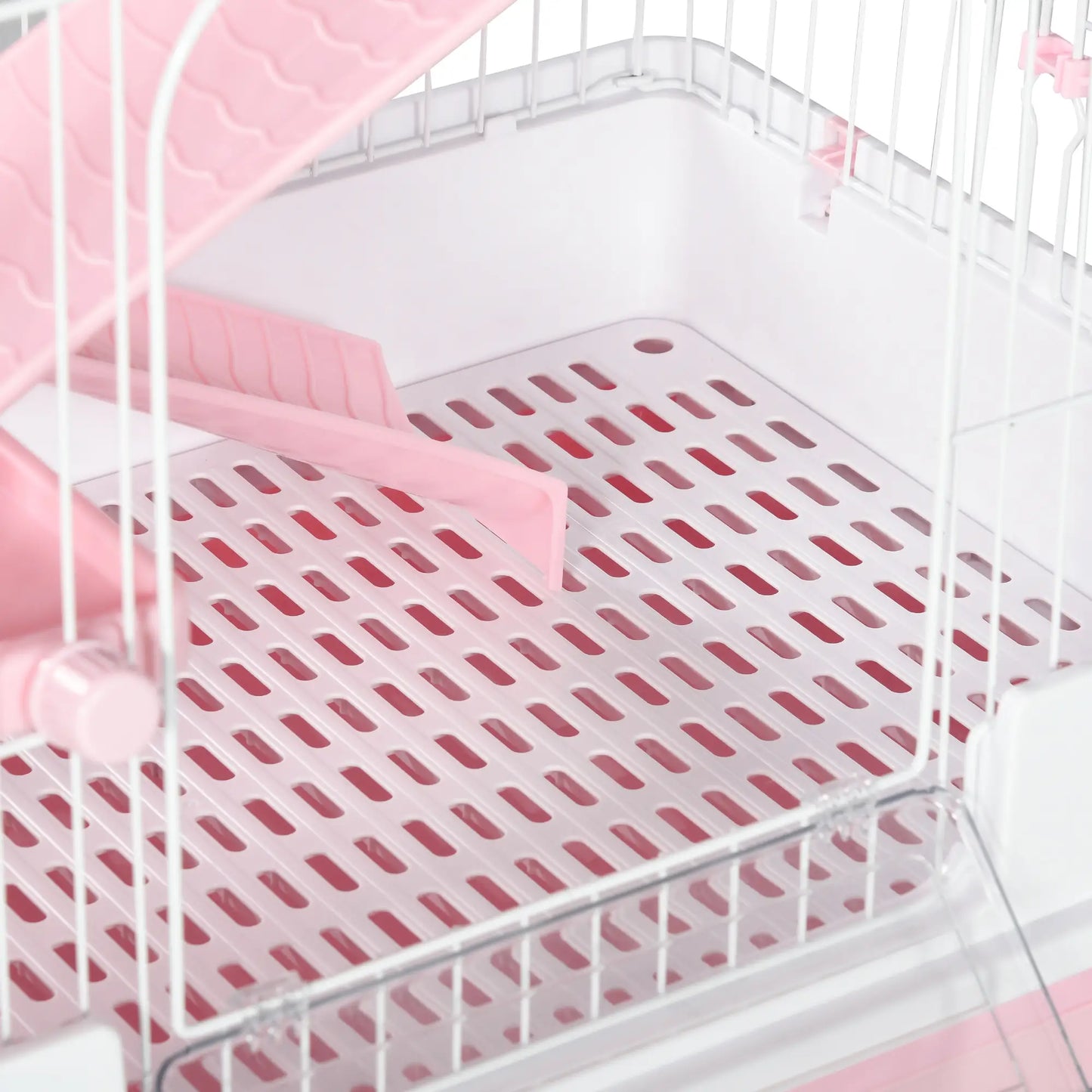 32"L 6-Level Small Animal Cage, Universal Lockable Wheels, Pink Houses & Habitats at Gallery Canada