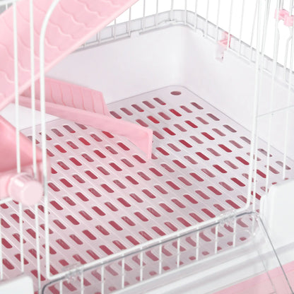 32"L 6-Level Small Animal Cage, Universal Lockable Wheels, Pink Houses & Habitats at Gallery Canada
