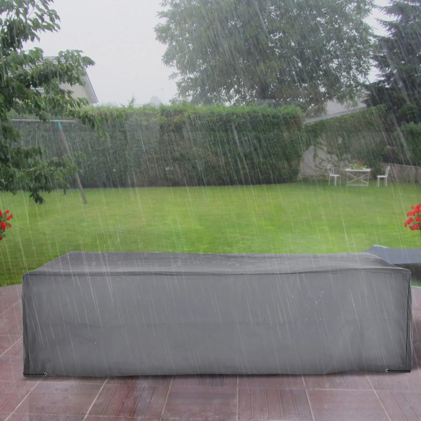 Waterproof Outdoor Furniture Cover, 97" x 65" x 26", Grey Patio Furniture Covers at Gallery Canada