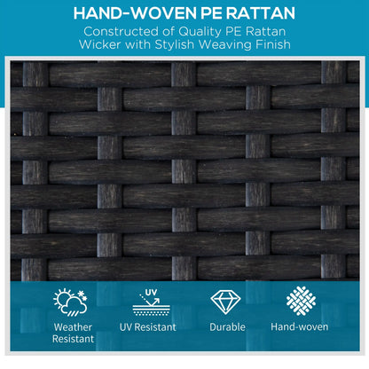 Wicker Chaise Lounger, 5-Level Adjustable Backrest, Light Grey Chaise Loungers at Gallery Canada