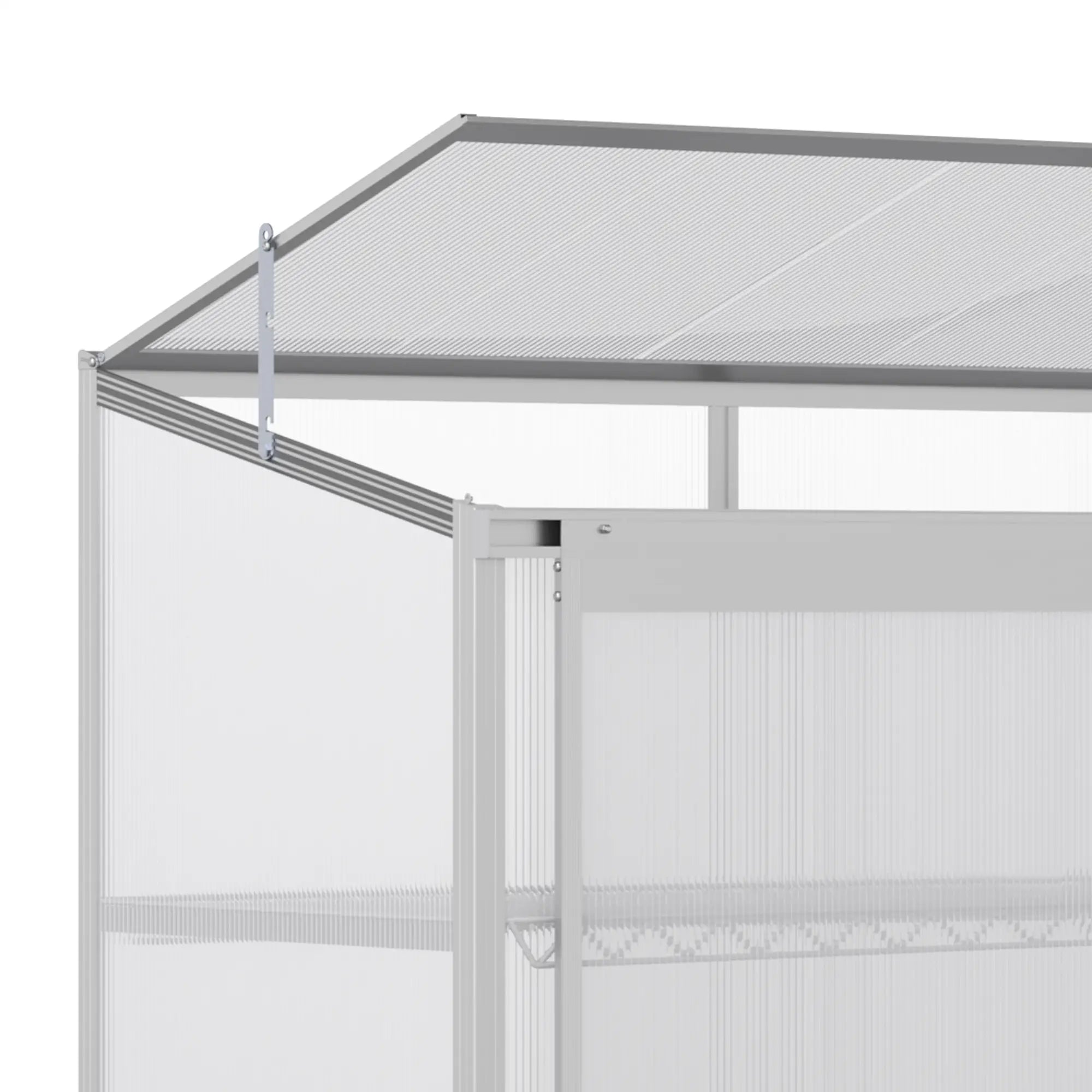 Aluminum Cold Frame Greenhouse, Openable Top, 2 Shelves, Indoor Outdoor Greenhouses at Gallery Canada