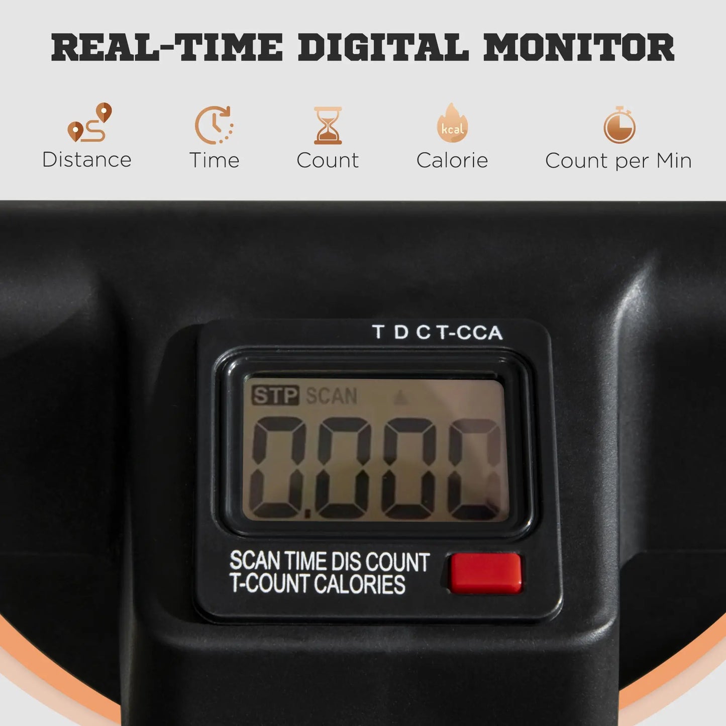 Foldable Ab Twister Board, Waist Trimmer, Workout Equipment with Screen Aerobic Equipment at Gallery Canada