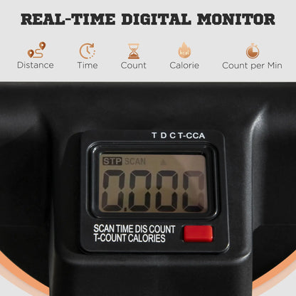 Foldable Ab Twister Board, Waist Trimmer, Workout Equipment with Screen Aerobic Equipment at Gallery Canada