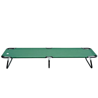 Folding Camping Cot, Portable Outdoor Sleeping Bed, Green Camping Cots at Gallery Canada