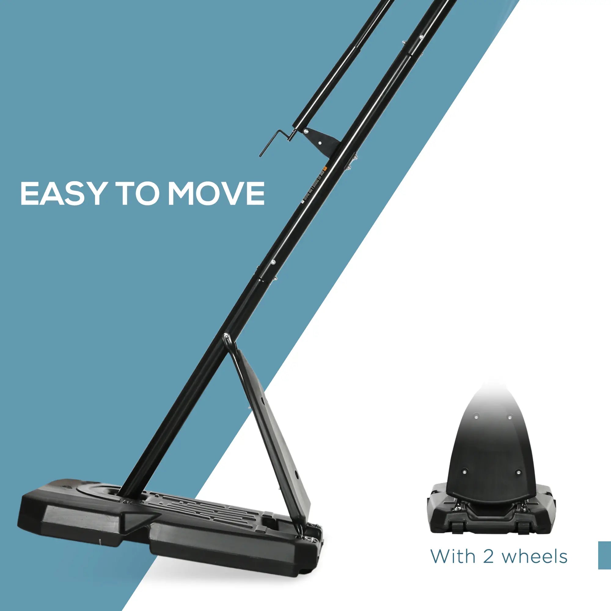 Portable Basketball Hoop and Stand, 115.4