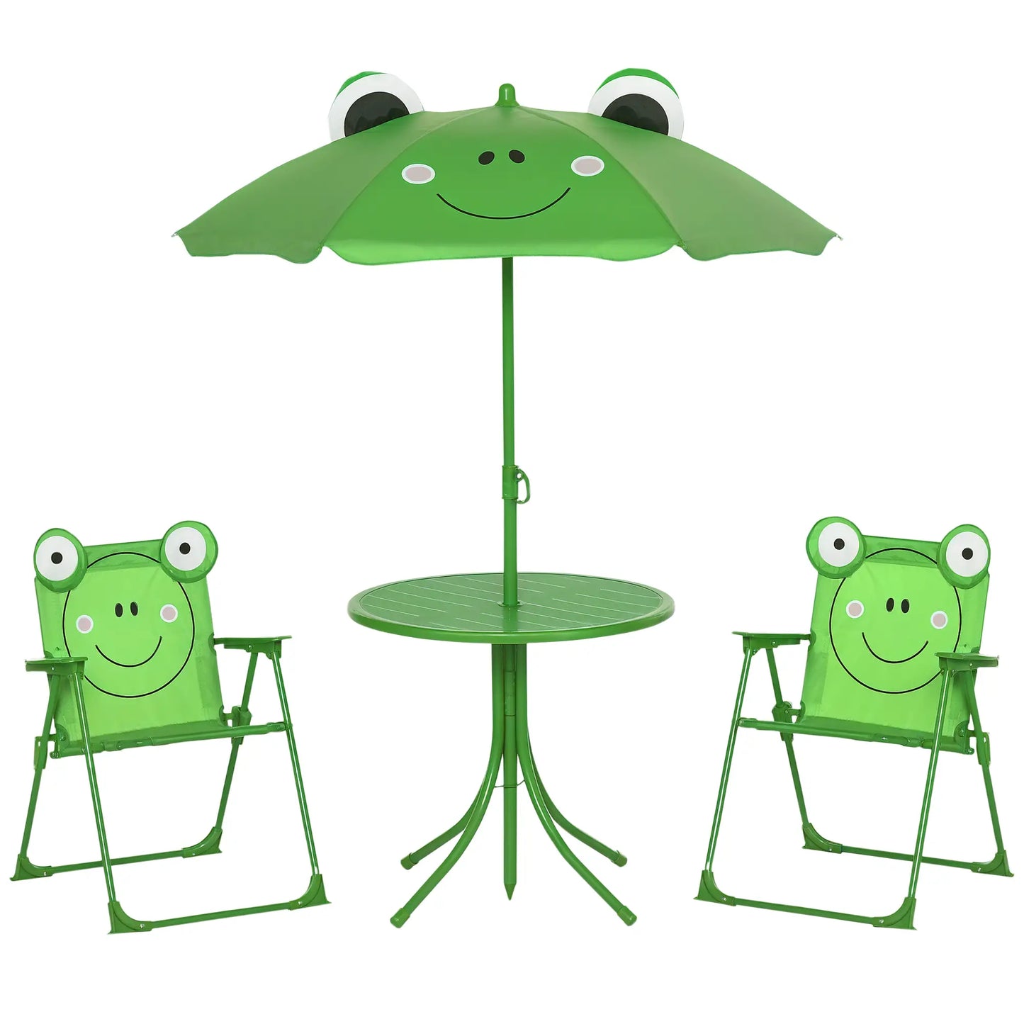 Kids Folding Picnic Table Set, Outdoor Garden, Green Kids Outdoor Furniture Green at Gallery Canada