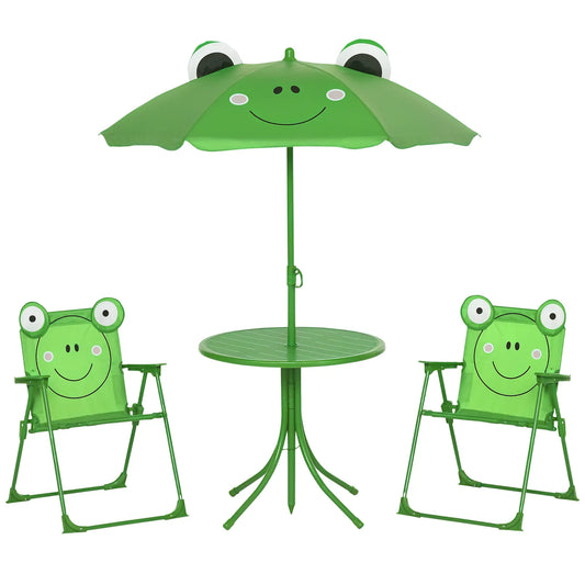 Kids Folding Picnic Table Set, Outdoor Garden, Green Kids Outdoor Furniture Green at Gallery Canada