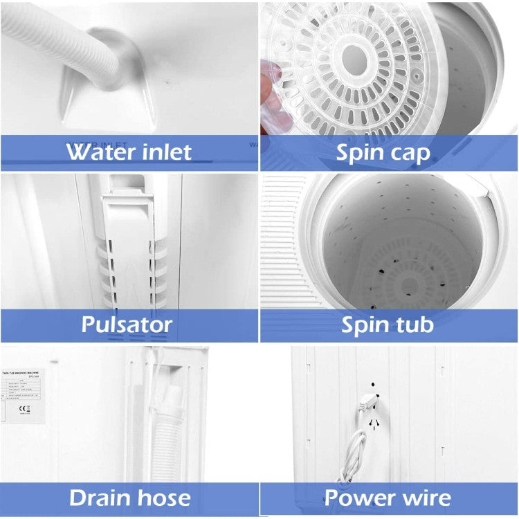 20 lbs Compact Twin Tub Washing Machine for Home Washing Machines at Gallery Canada