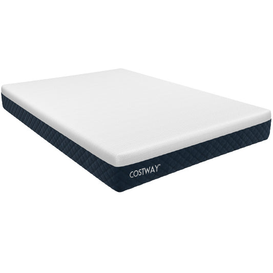 10 Inch Mattress, Queen Size, Jacquard Fabric Cover, White Mattresses White at Gallery Canada