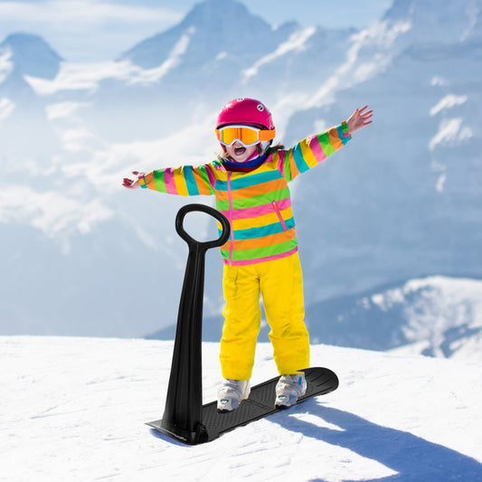 1-Rider Snow Scooter with Grip Handle, Black Sports Black at Gallery Canada