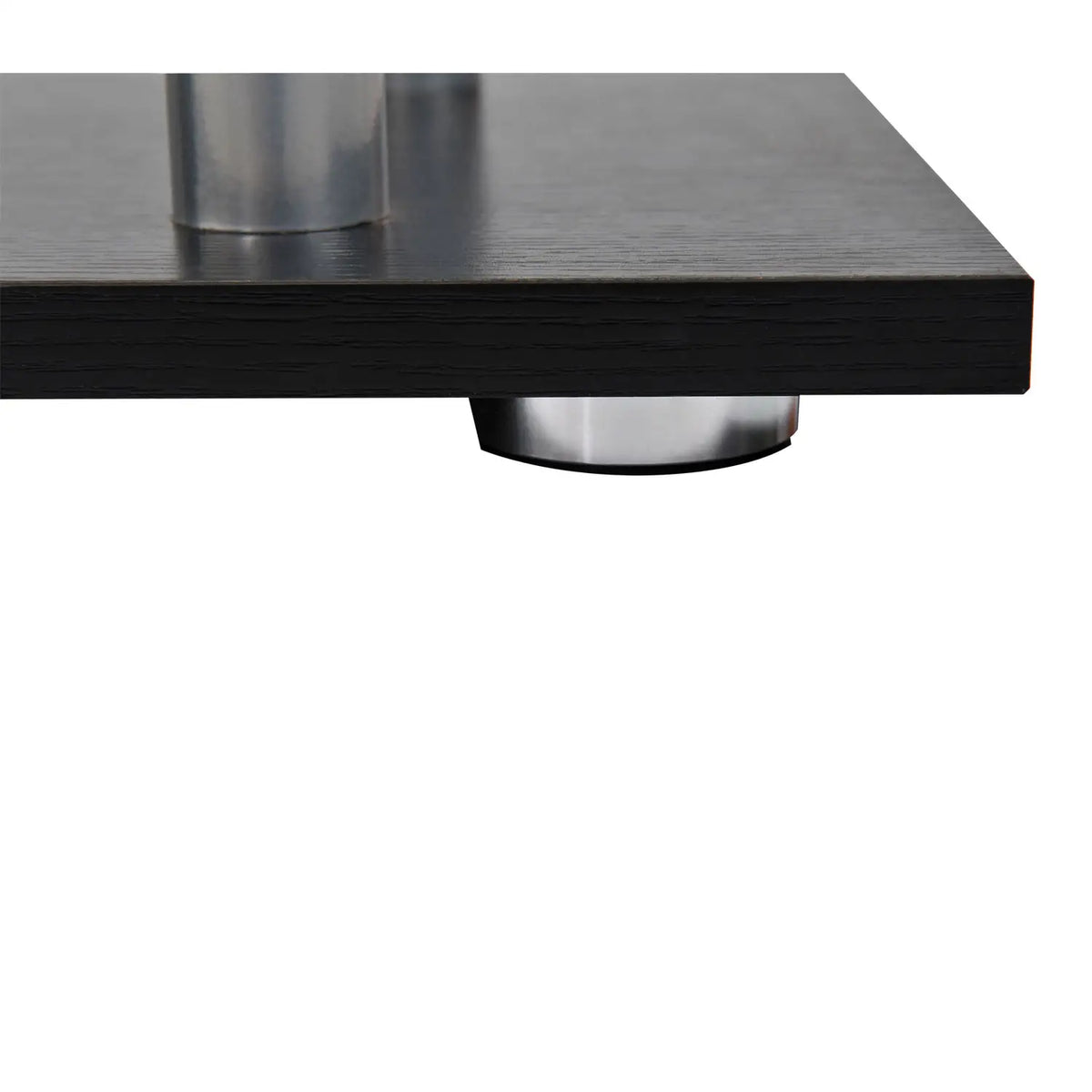 5-Tier Geometric Wooden Bookcase, S-Shaped Storage, Black Display Bookshelves at Gallery Canada