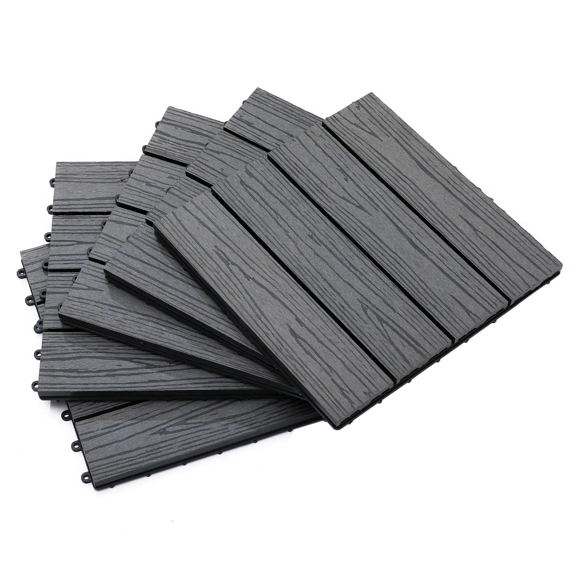 Interlocking Deck Tiles, 11 Pack 12