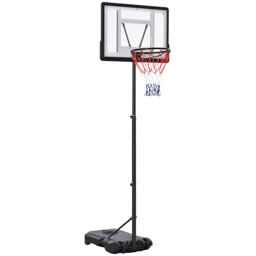 5-7FT Basketball Hoop, Height Adjustable with Wheels for Youth Outdoor