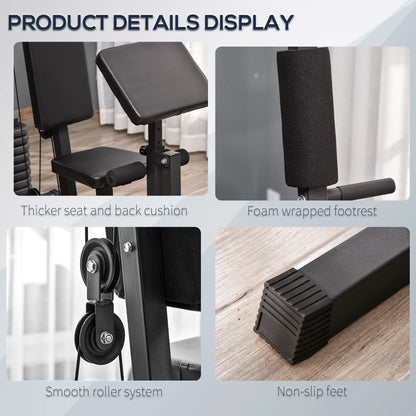 Multifunction Home Gym, Power Exercise Machine, Weight Training, Black Power Towers at Gallery Canada