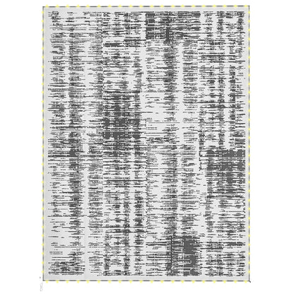 Waterproof Outdoor Camping Rug With LED Lights, 12' x 9' Outdoor Reversible Rugs Dark Gray, White at Gallery Canada