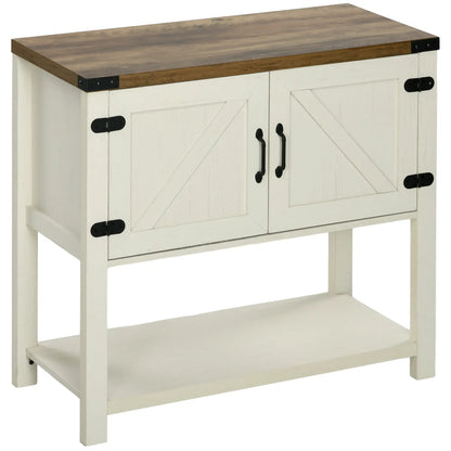 Farmhouse Kitchen Storage Cabinet, Free Standing Sideboard, White Storage Cabinets at Gallery Canada