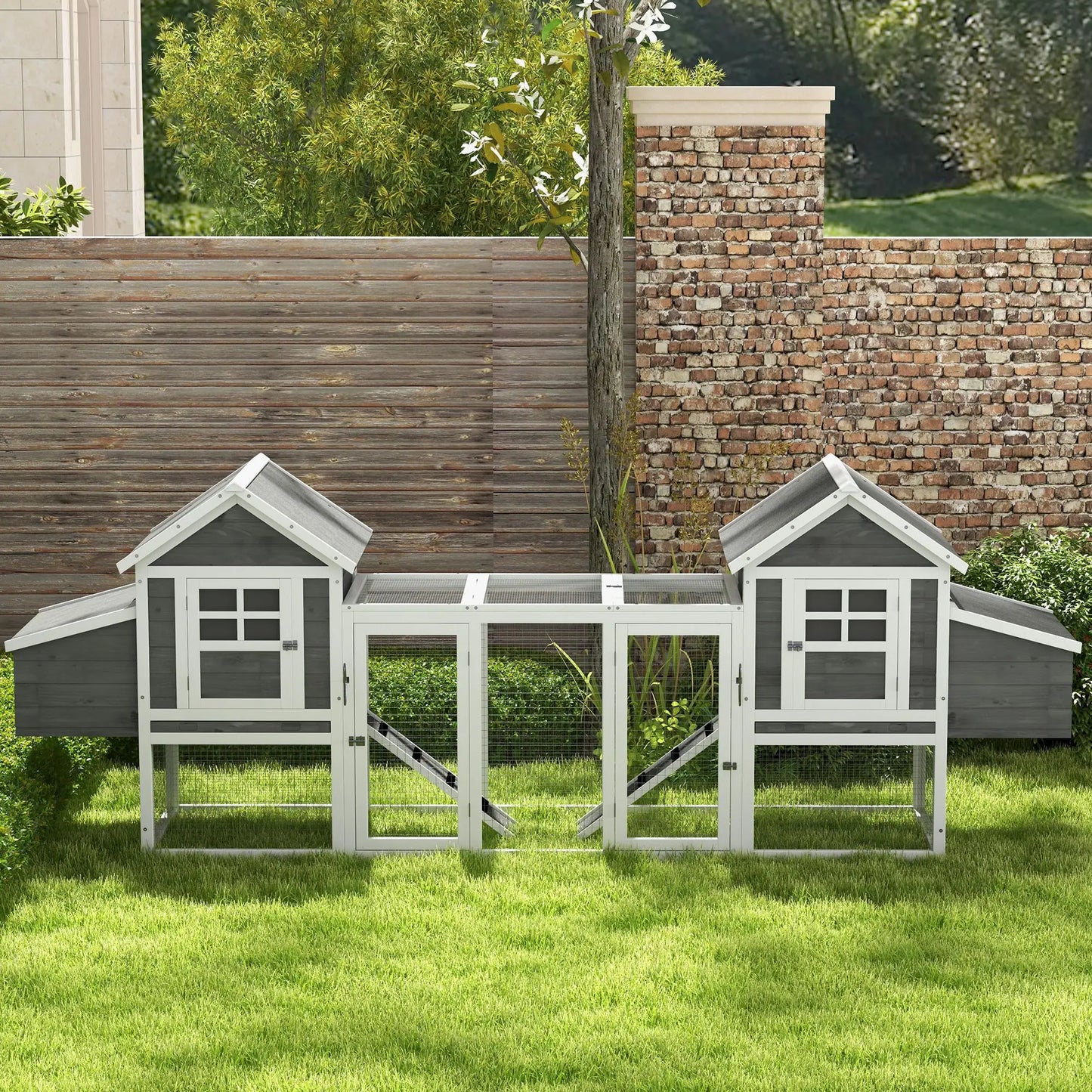 Extra Large Chicken Coop, Wooden Poultry House, Rabbit Hutch, Grey Chicken Coops at Gallery Canada