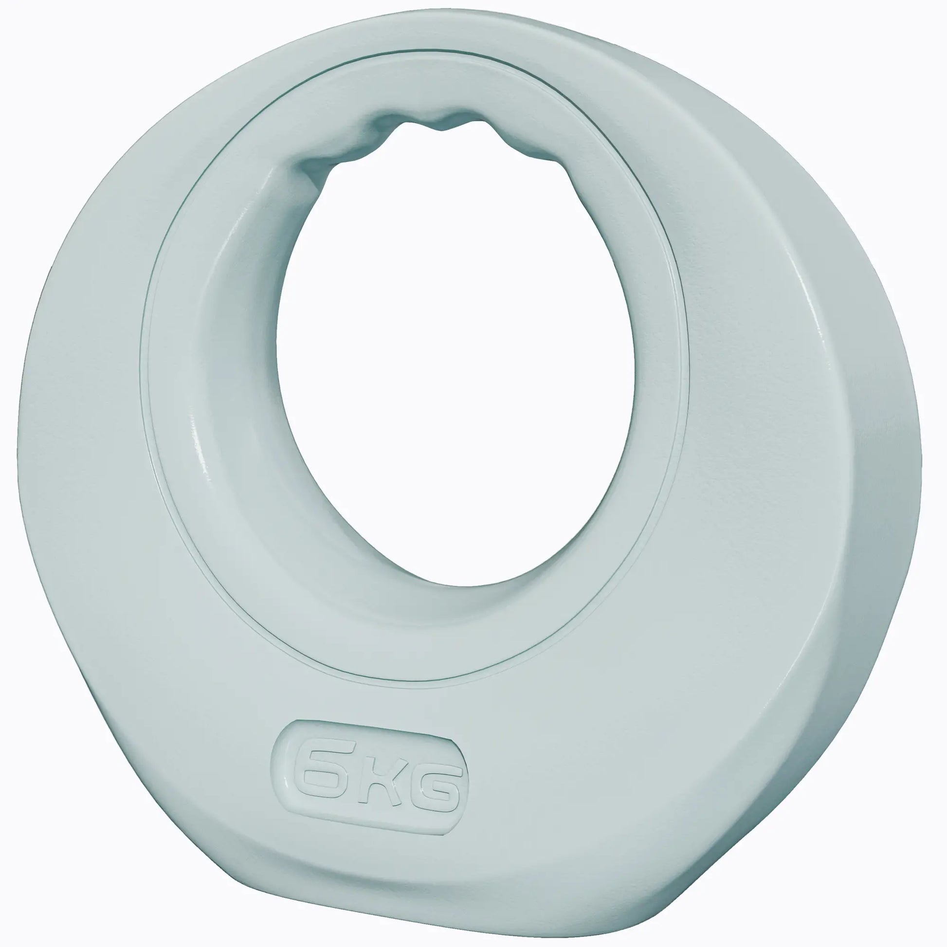 13lbs Kettlebell, Wide Handle, Home Gym, Light Grey Strength Training Equipment Light Grey at Gallery Canada