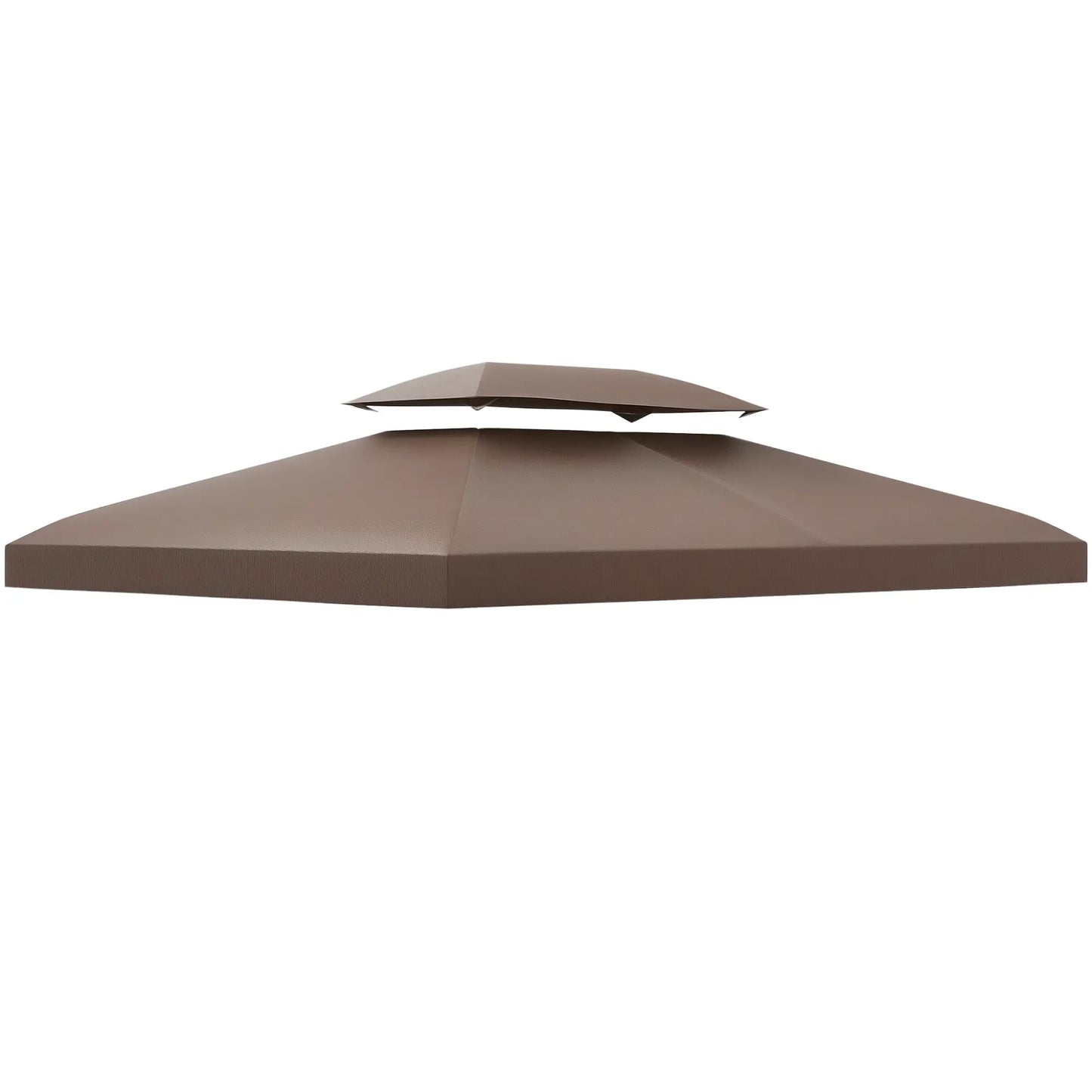 13' x 10' Gazebo Replacement Canopy, 2 Tier Roof, Brown Gazebo Canopy Replacement Brown at Gallery Canada