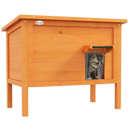 Outdoor Insulated Cat House, Asphalt Roof, Removable Floor, for Small Animals Cat Houses at Gallery Canada