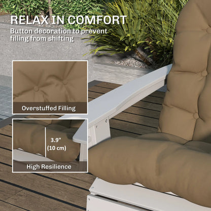 Adirondack Chair Cushions, Set of 2, Khaki Patio Chair Cushions at Gallery Canada