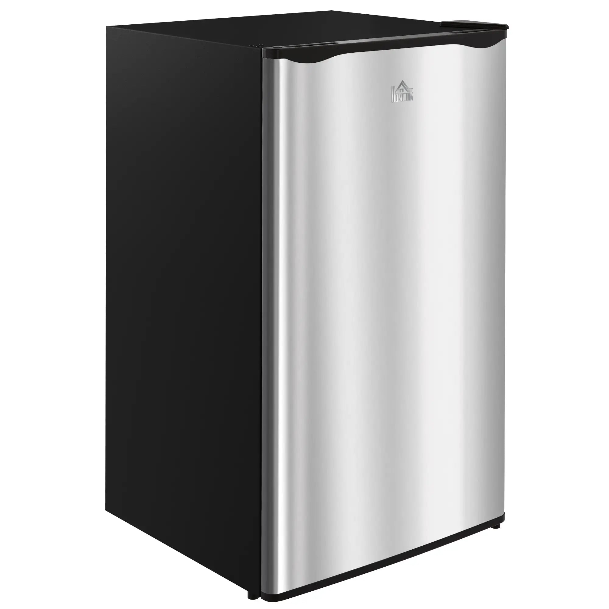 Compact Refrigerator, Mini Fridge with Freezer, Adjustable Shelf, Silver Small Kitchen Appliances Silver, Black at Gallery Canada